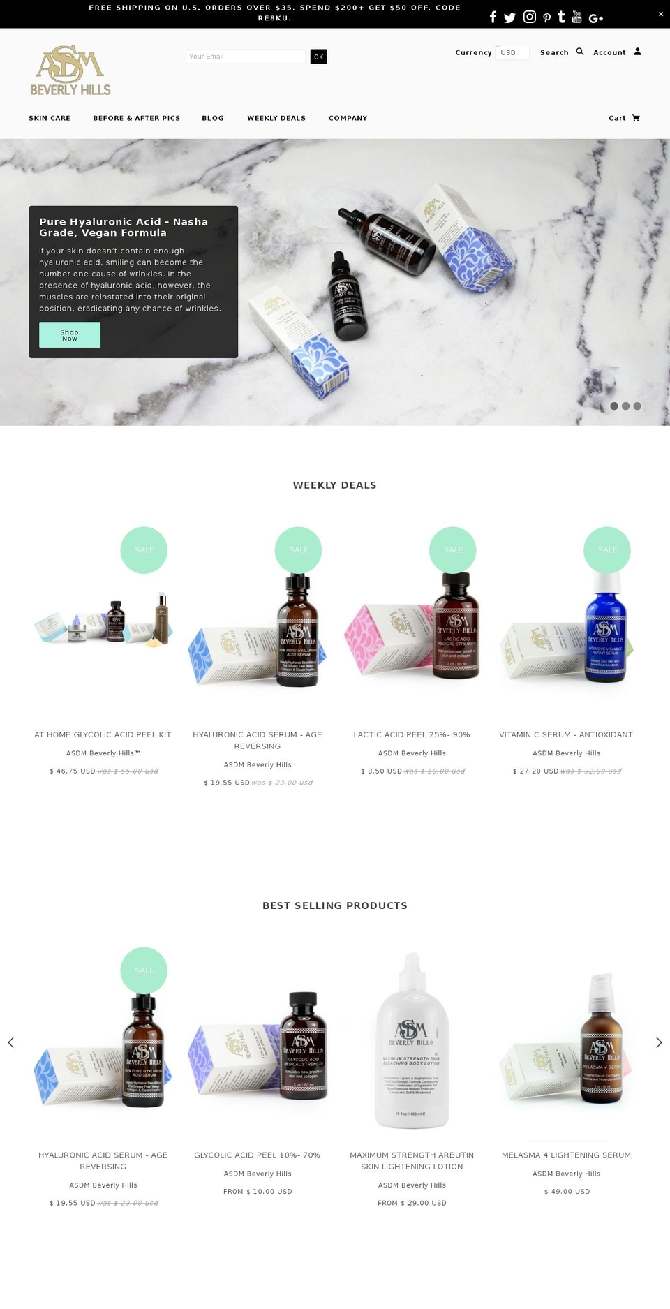 newportbeachesthetician.com shopify website screenshot