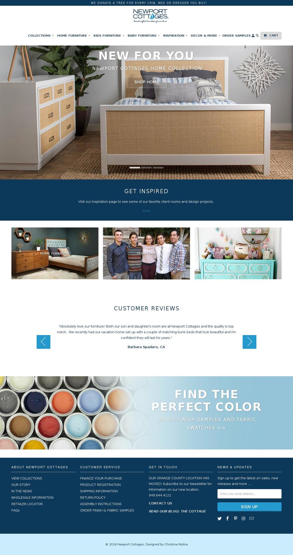 Newport-Cottages-Live Shopify theme site example newportcottages.com