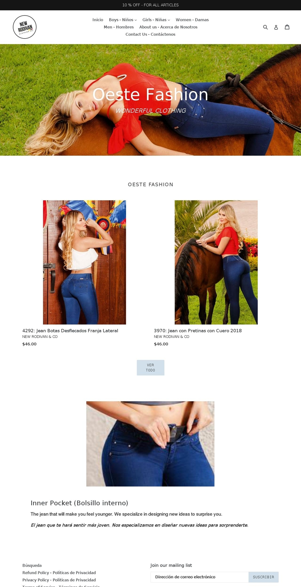 newrodivan.com — Shopify storefront screenshot