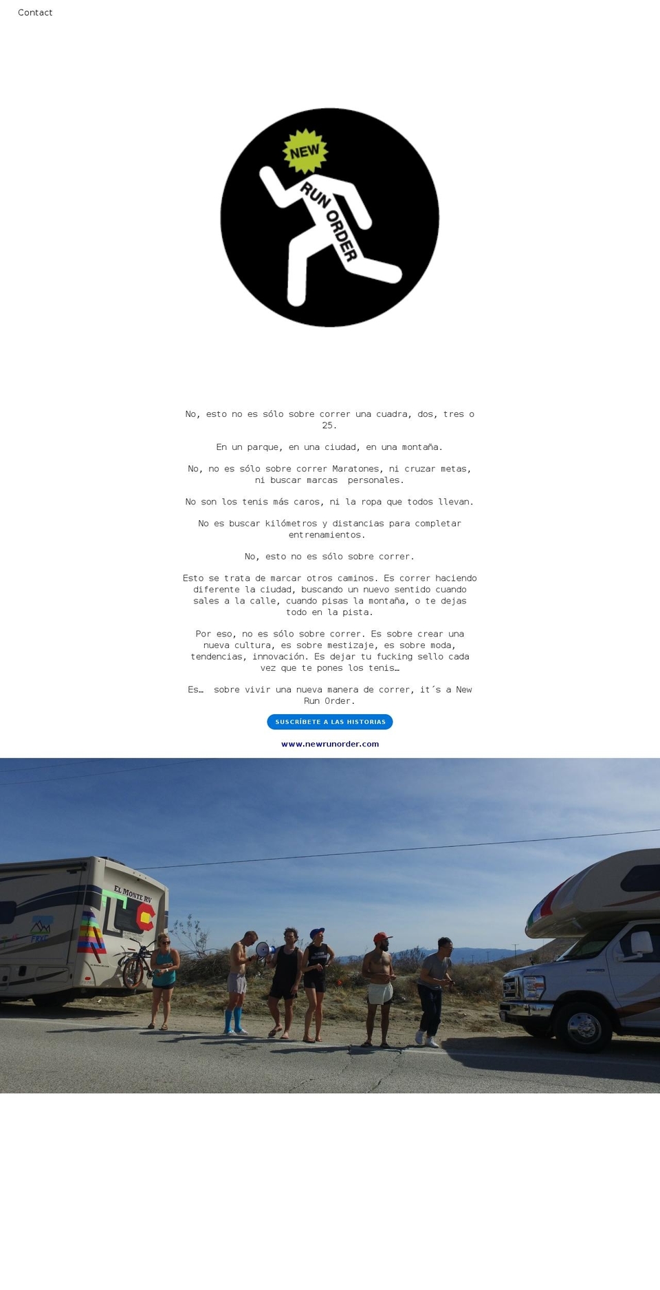 newrunorder.com — Shopify storefront screenshot