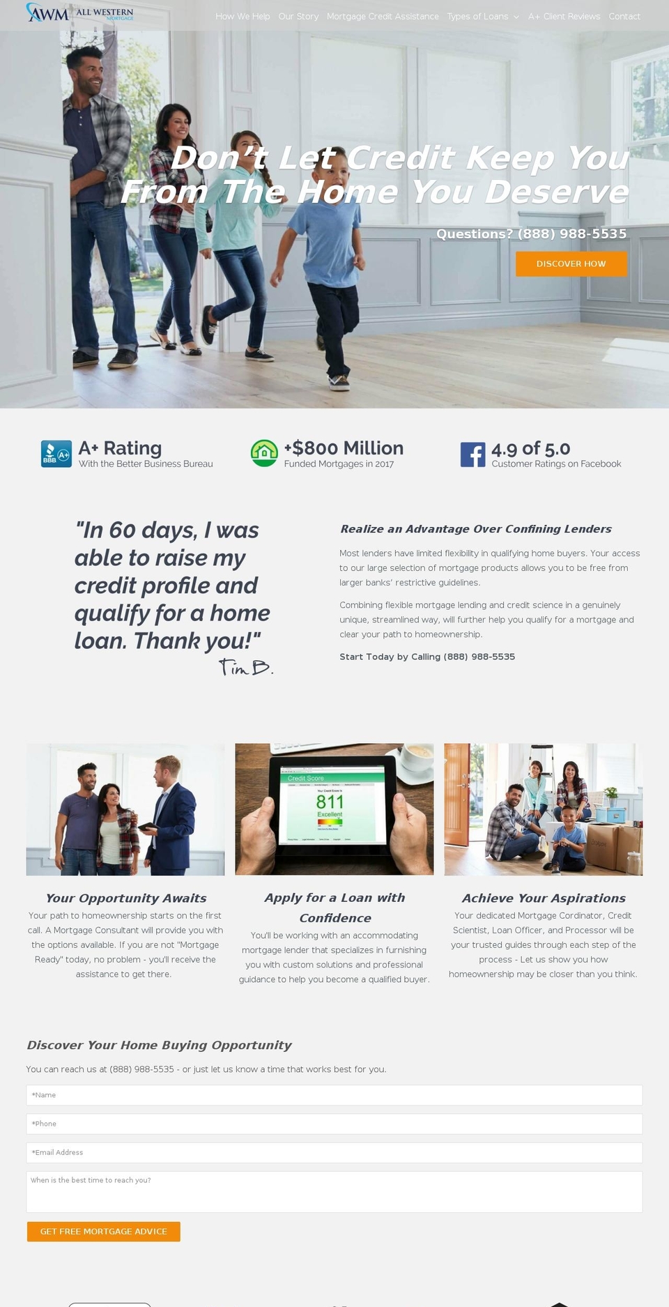 newscoremortgage.com — Shopify storefront screenshot