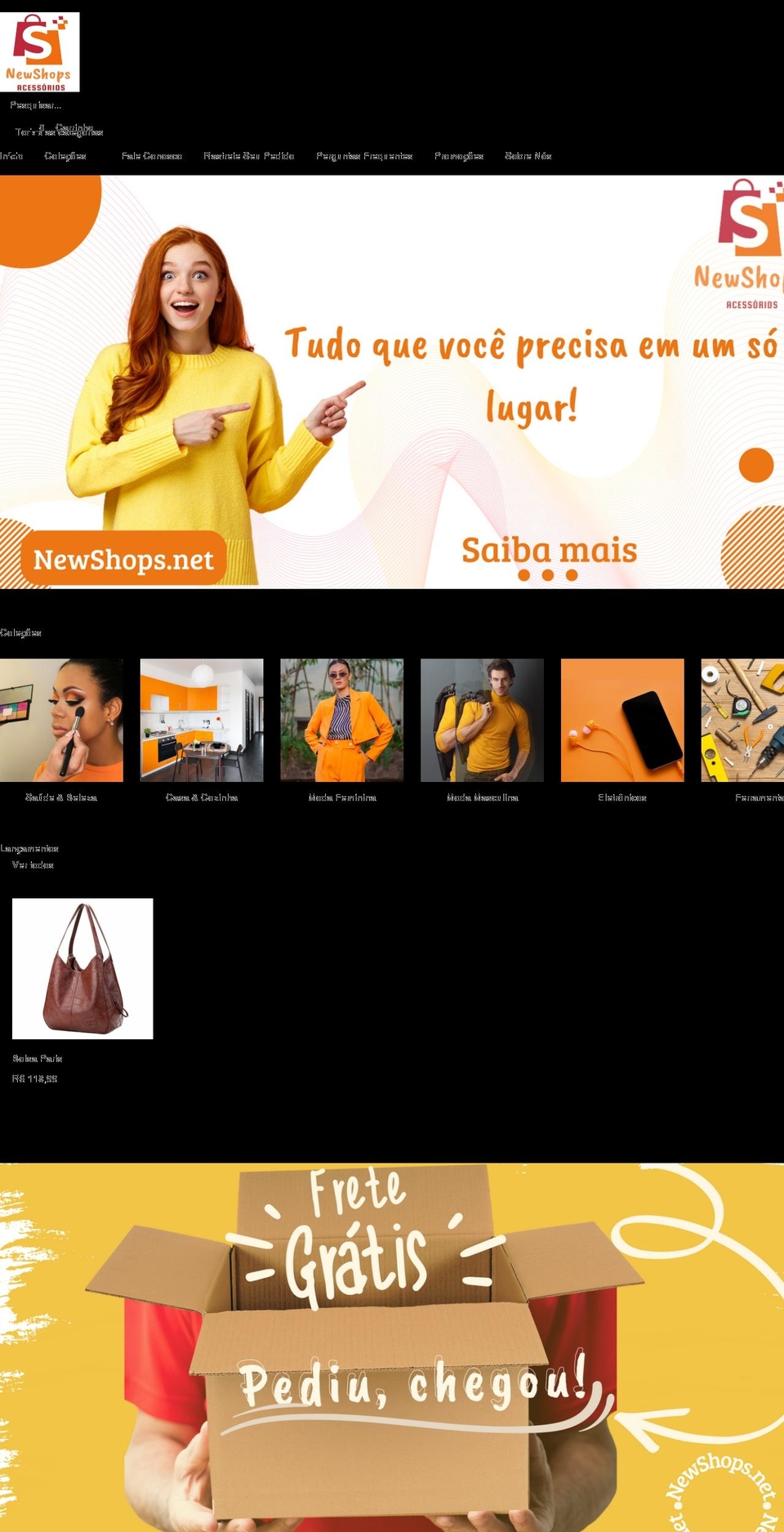 newshops.net shopify website screenshot