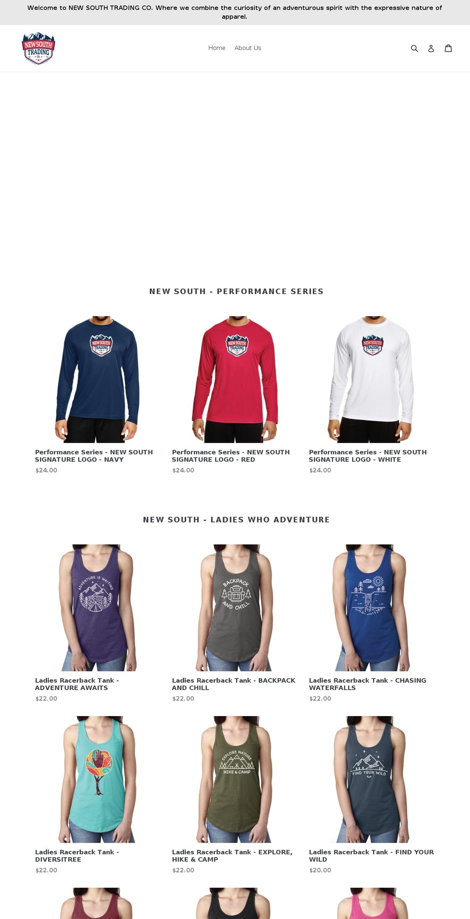 newsouthtradingco.com shopify website screenshot