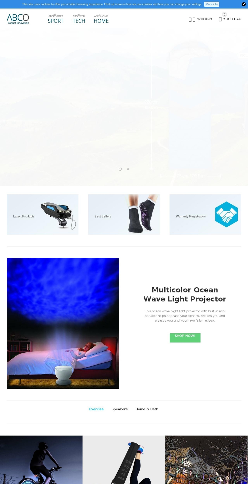 abcotech Shopify theme site example newtechimports.com