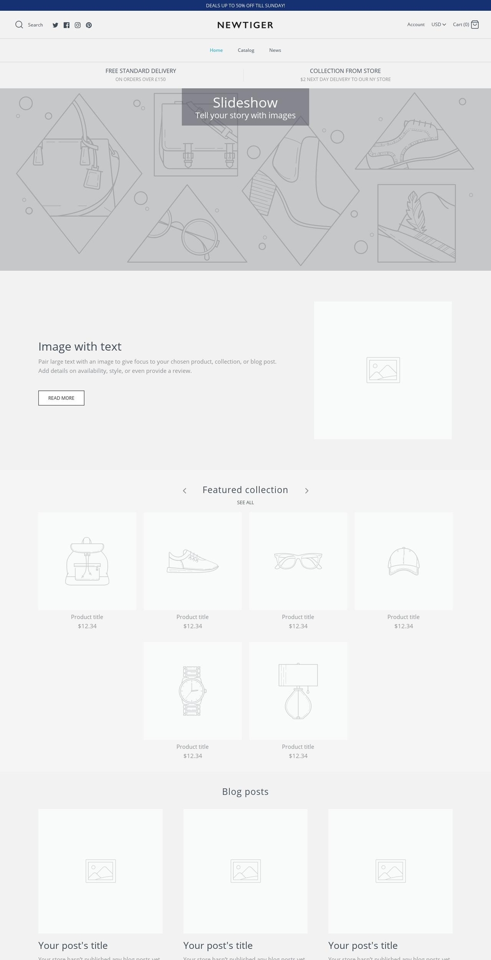 newtiger.com — Shopify storefront screenshot