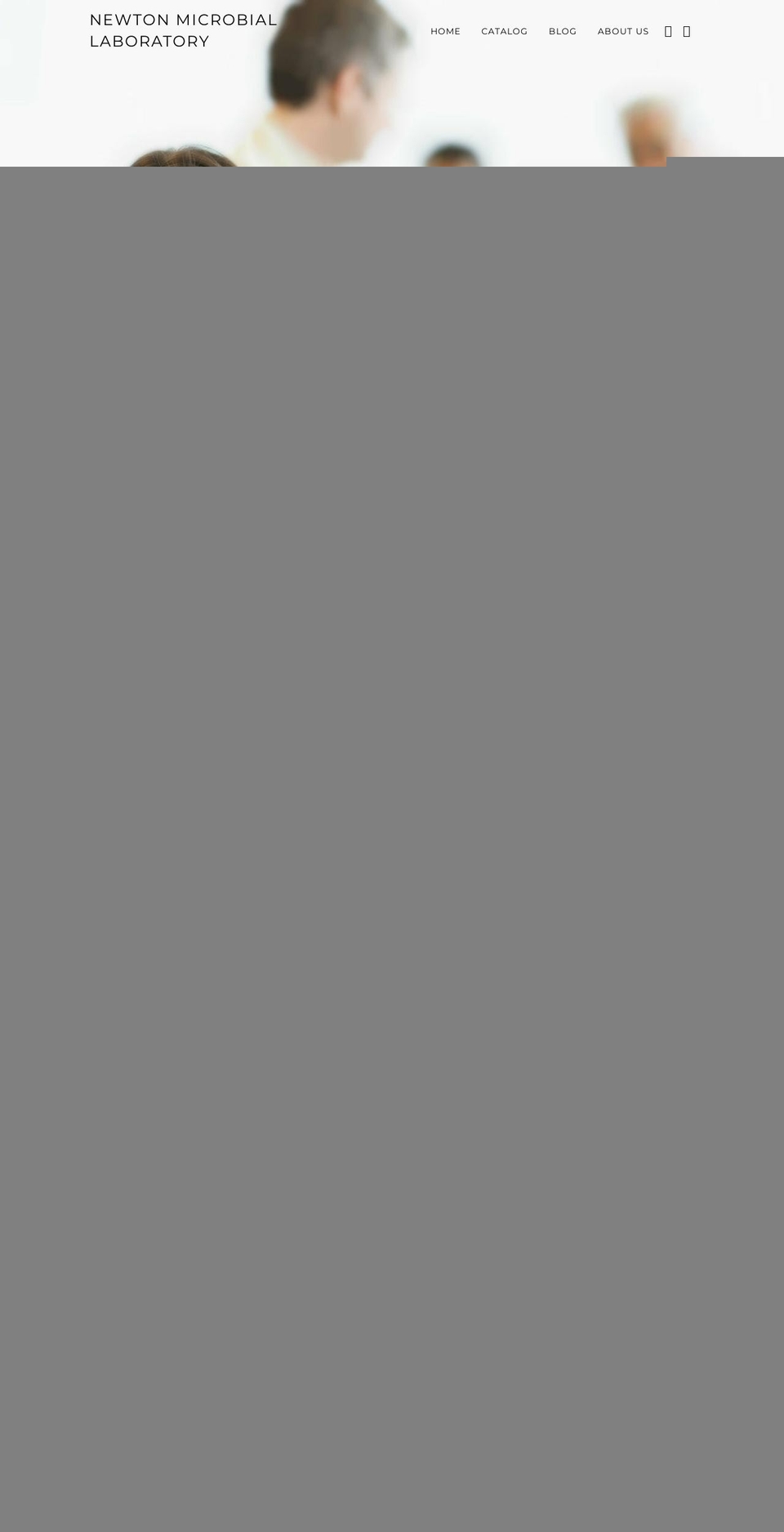newton-microbial-laboratory.myshopify.com shopify website screenshot