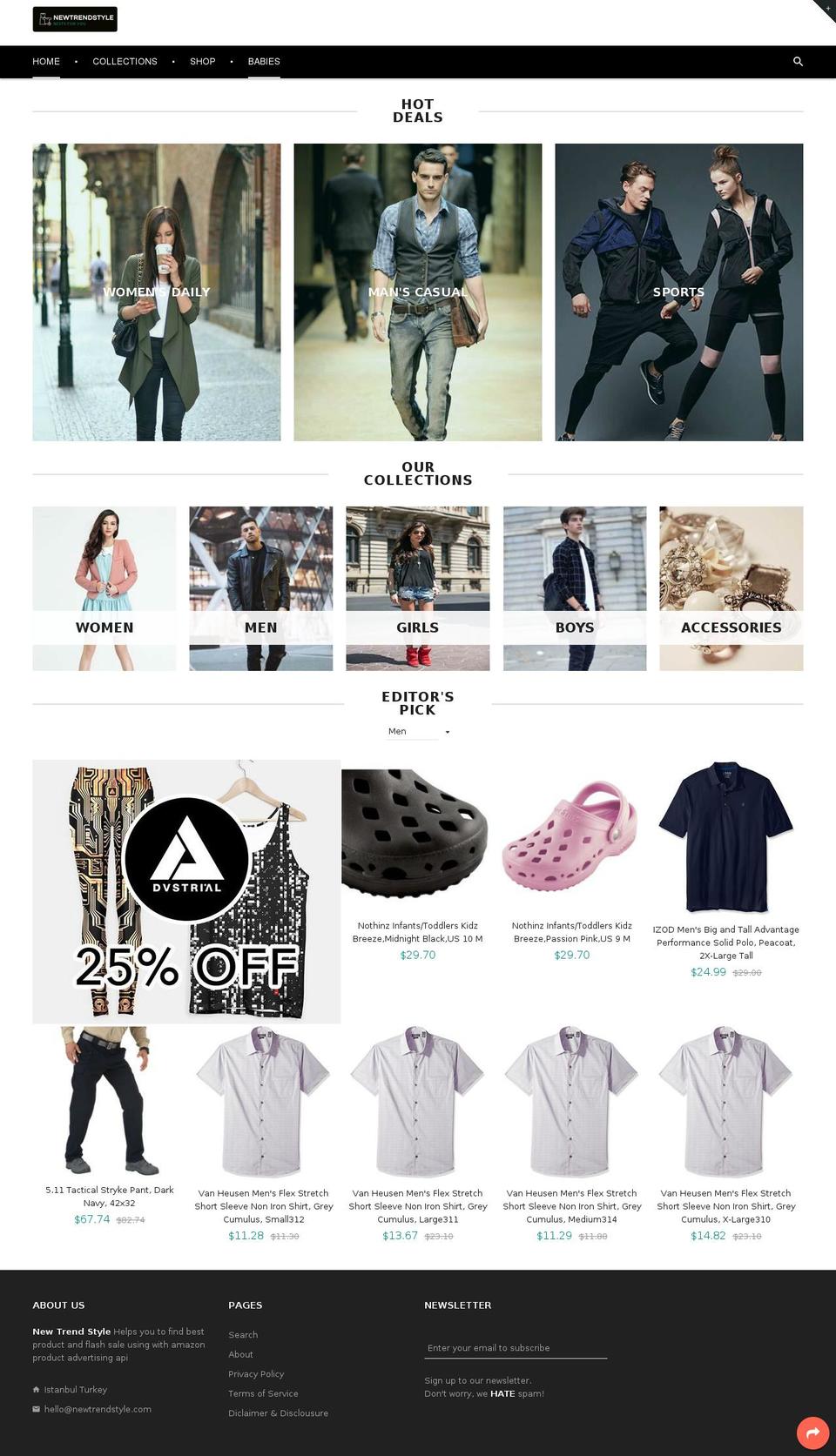 rt-material-v1-0-1 Shopify theme site example newtrendstyle.com