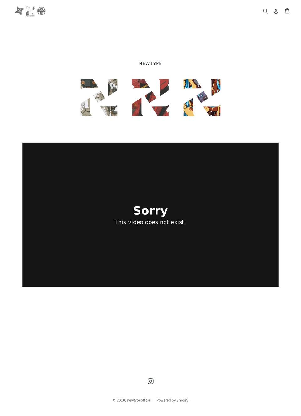 newtypeofficial.com shopify website screenshot