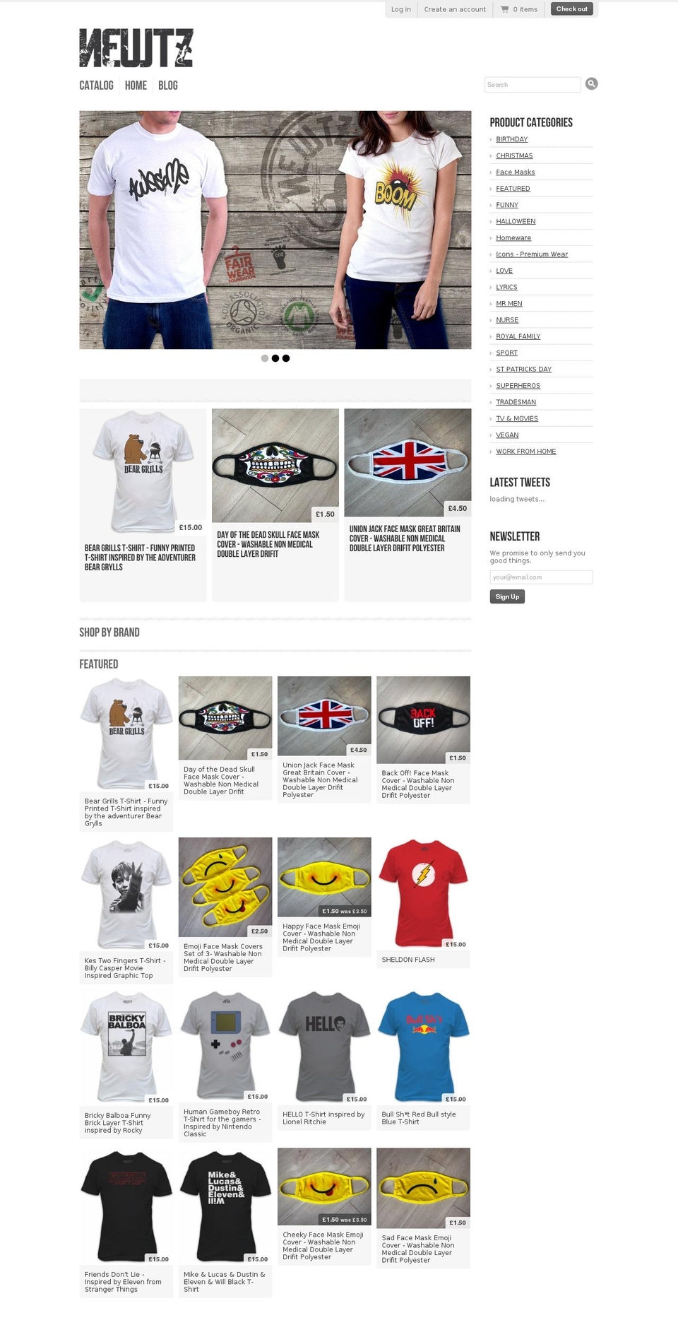 newtz.shop shopify website screenshot