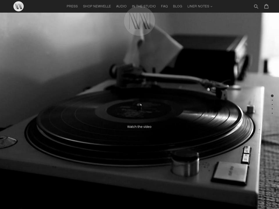 Lorenza Shopify theme site example newvelle-records.com
