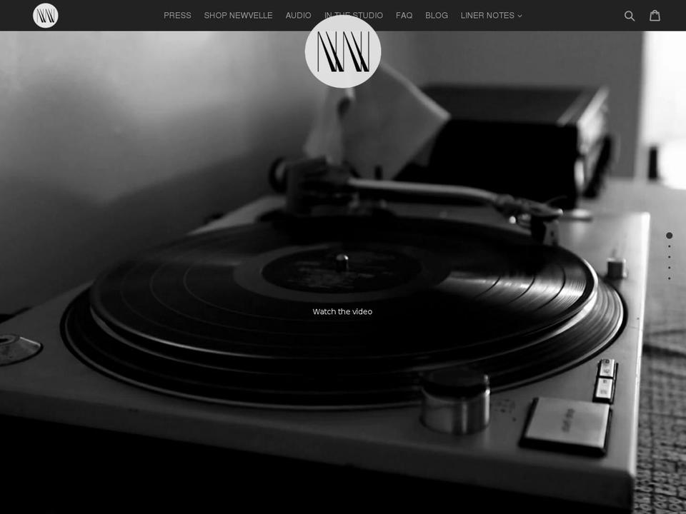 newvellerecords.com shopify website screenshot