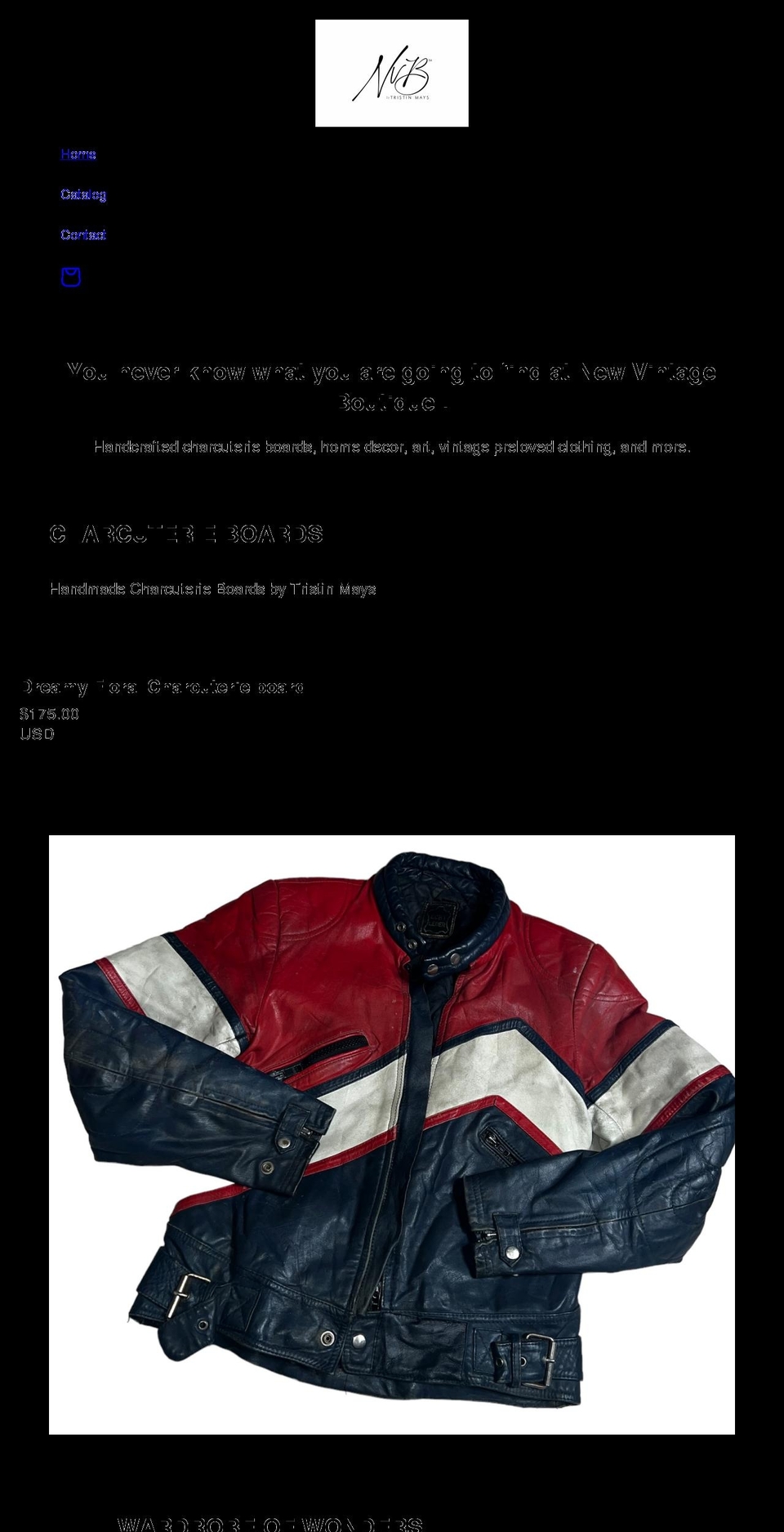 newvintageboutique.com shopify website screenshot