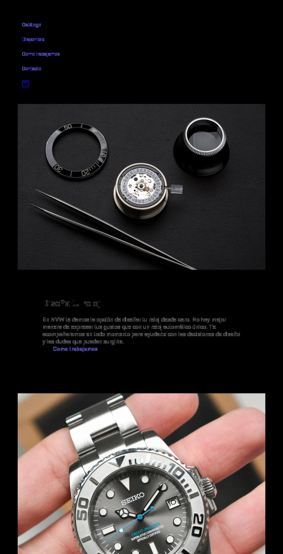 newvintagewatches.com shopify website screenshot