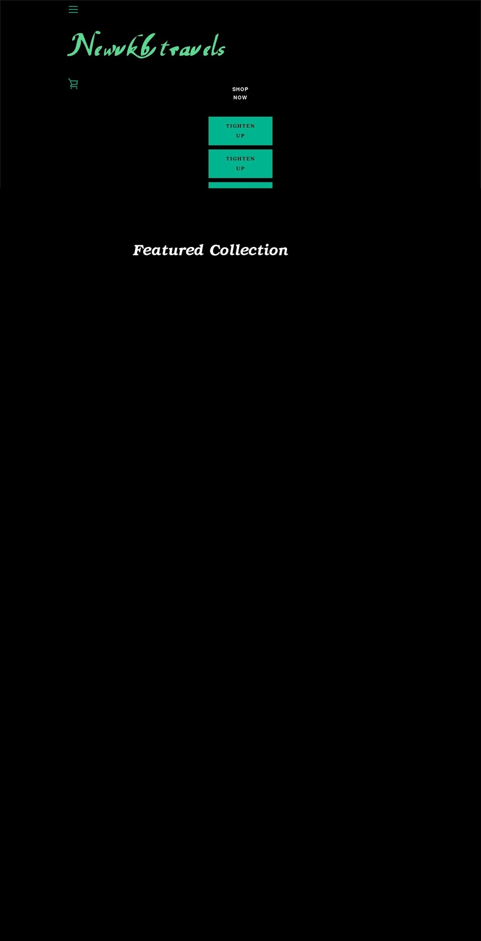 newvkbtravels.com — Shopify storefront screenshot