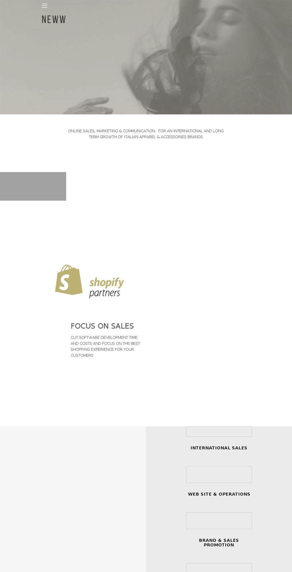 neww.co shopify website screenshot