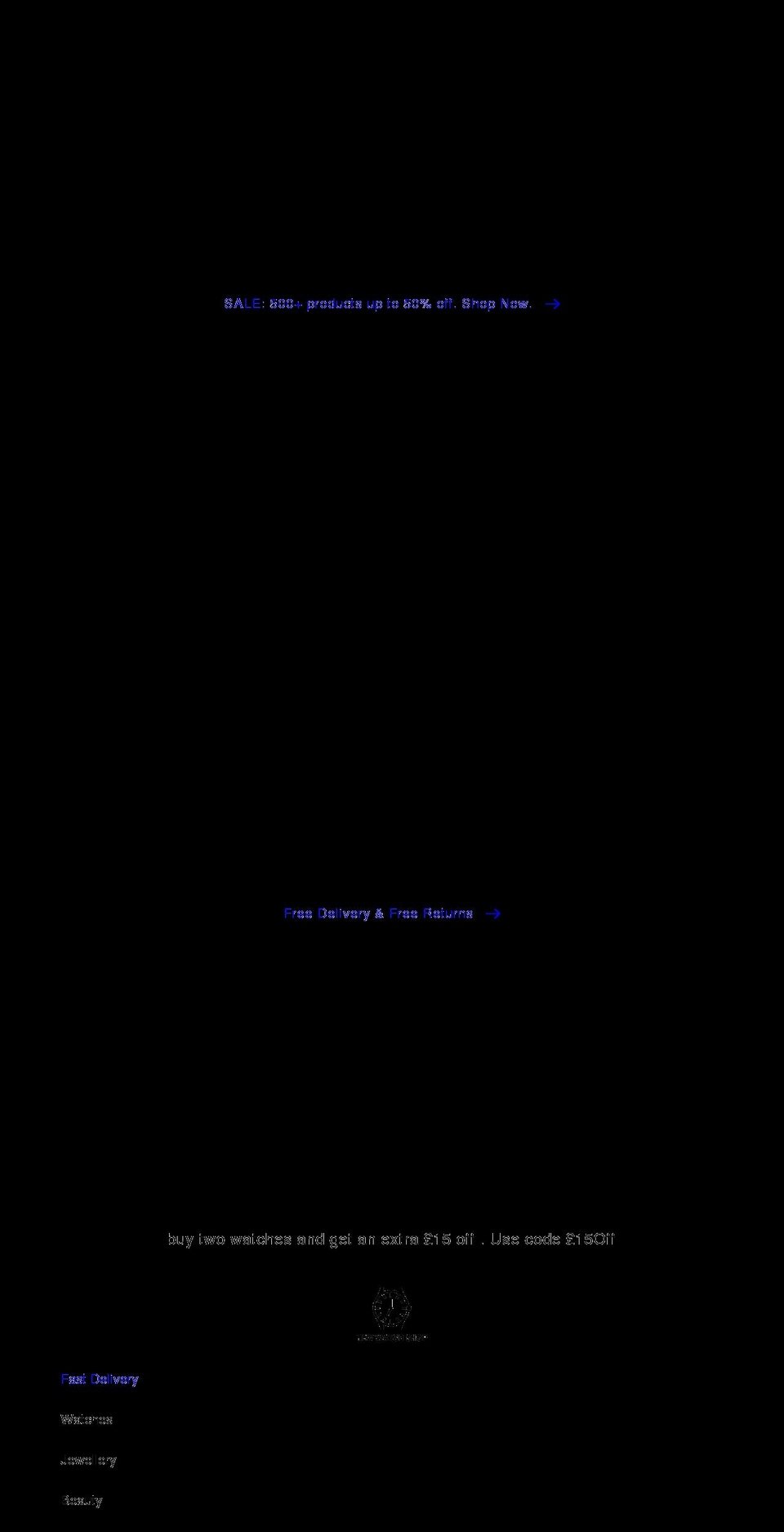 newwatchshop.com shopify website screenshot