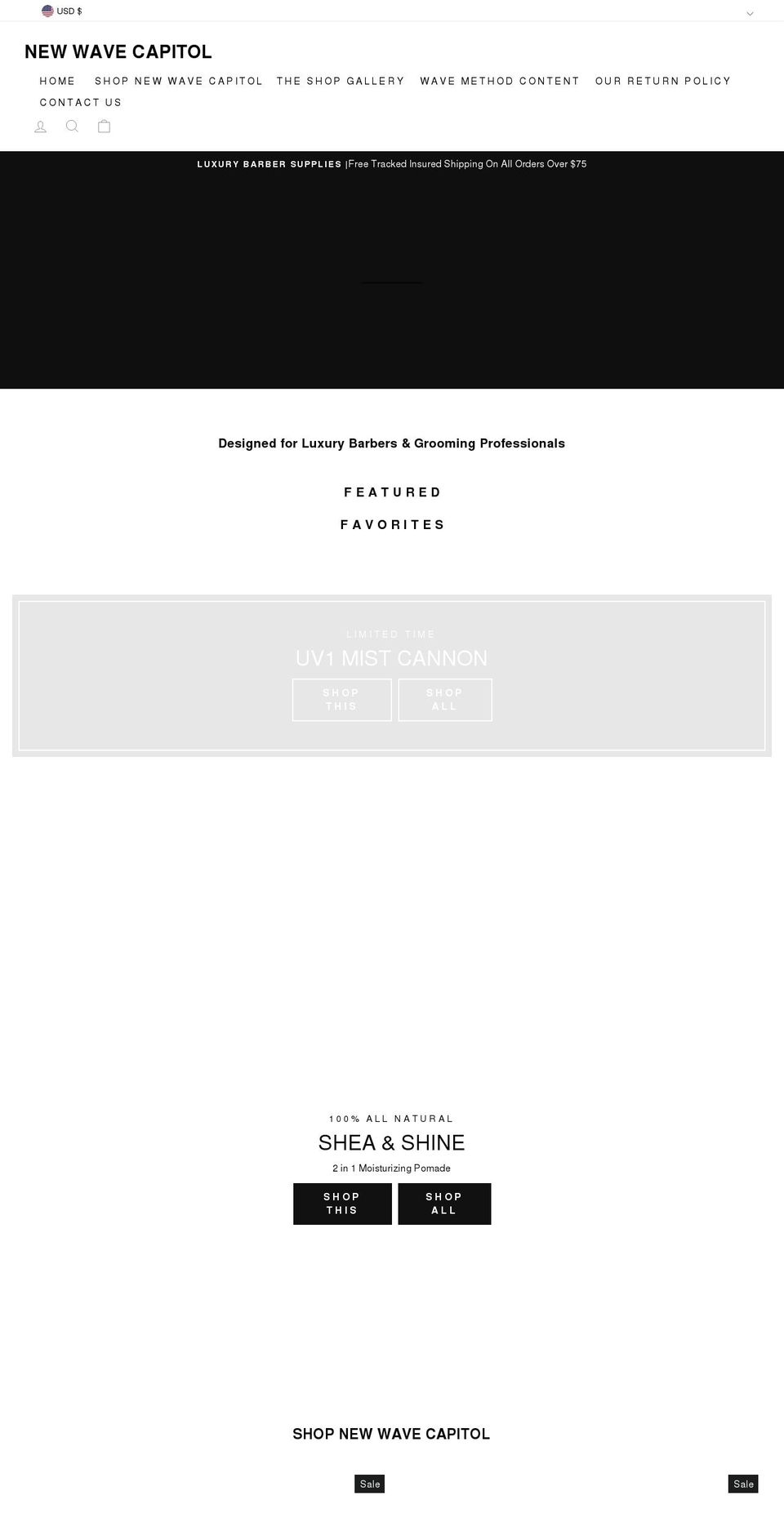 newwavecapitol.com shopify website screenshot
