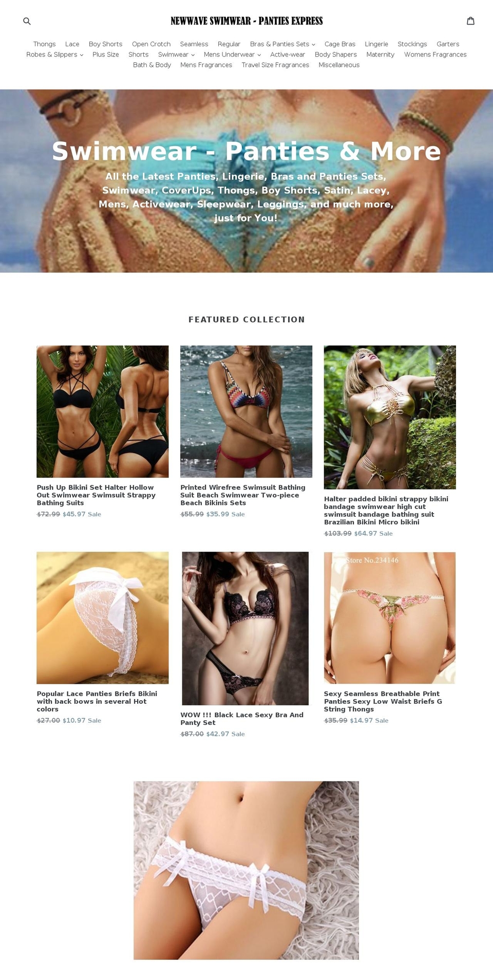 newwaveswimwear.com shopify website screenshot