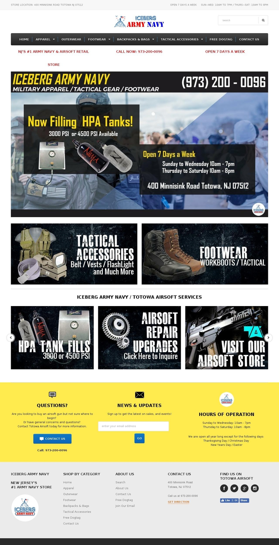 IAN (TAshopifytheme) Shopify theme site example newyorkarmynavy.com