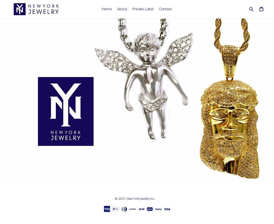 newyorkjewelryinc.com shopify website screenshot