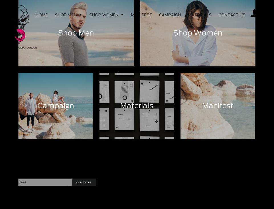 newyorktokyolondon.com shopify website screenshot