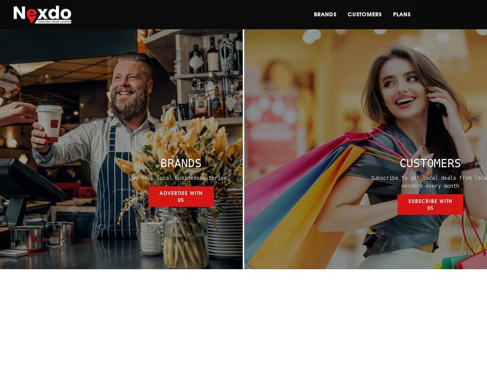 nexdo.com shopify website screenshot