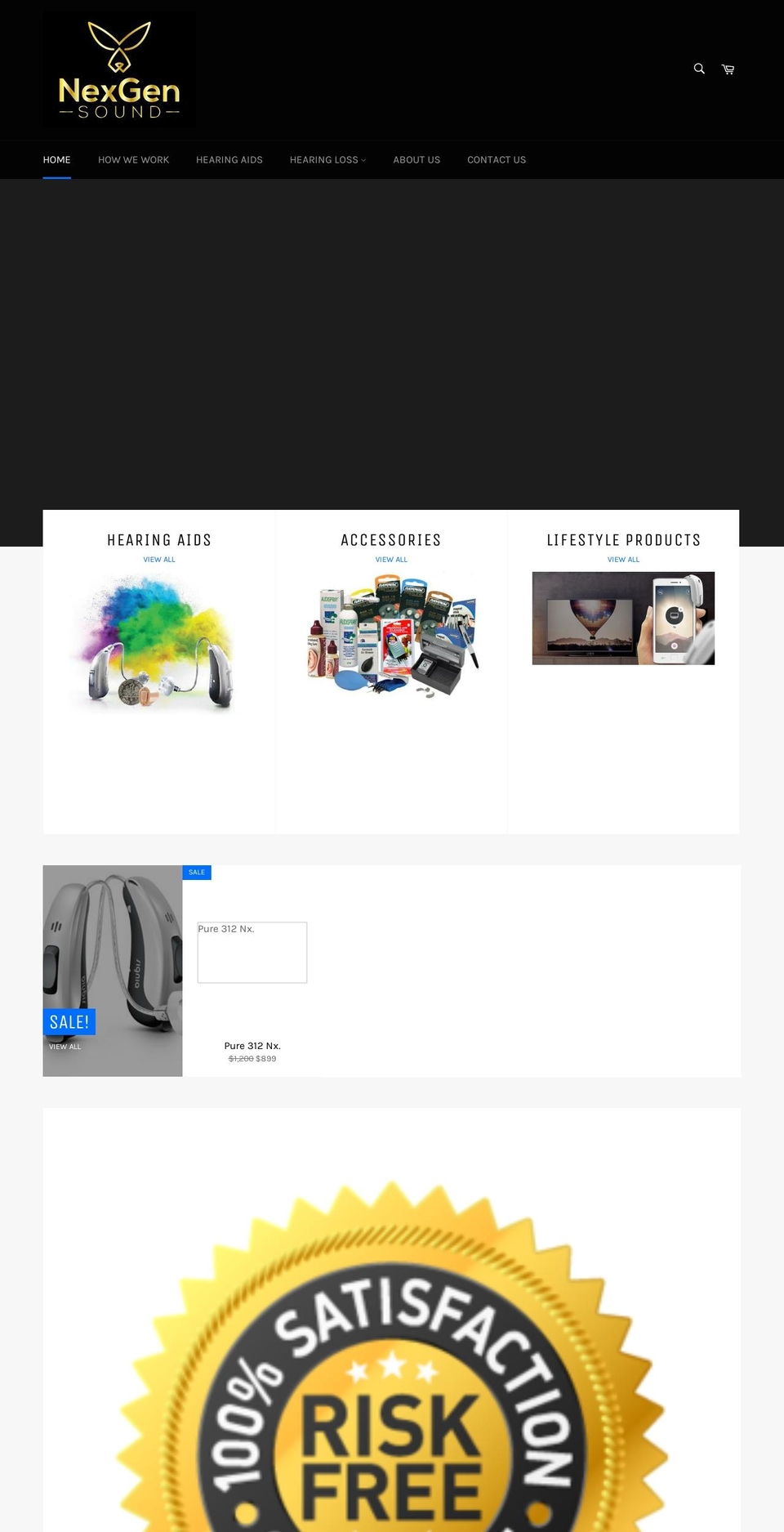 nexgensound.com — Shopify storefront screenshot