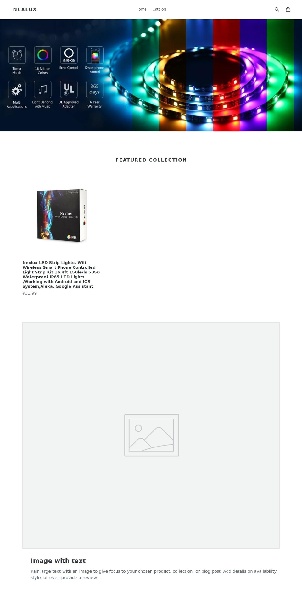 nexluxcity.com — Shopify storefront screenshot