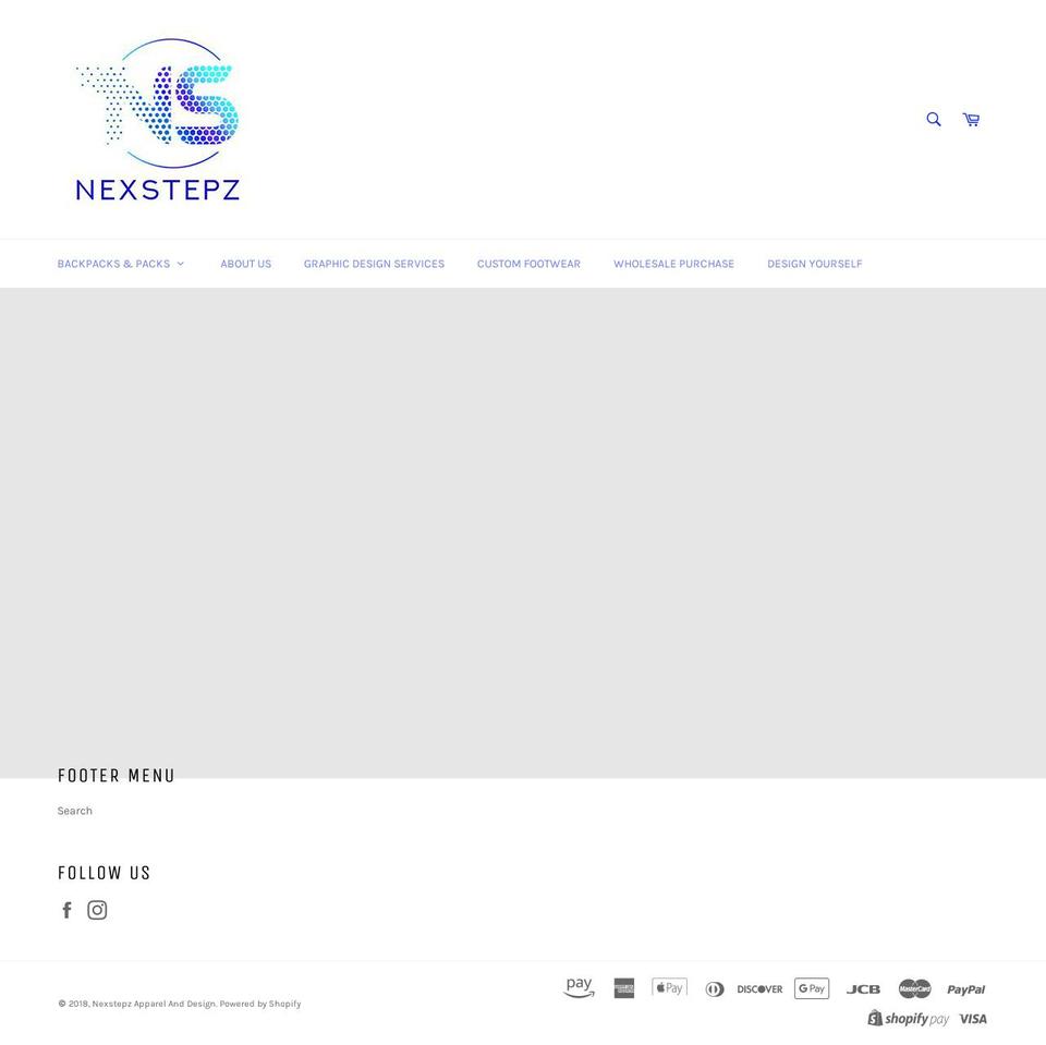 nexstepz.com shopify website screenshot