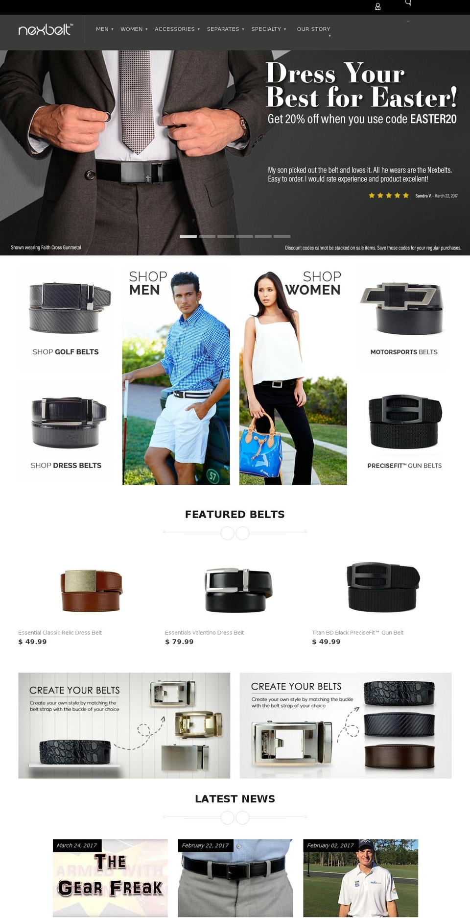 nextbelt.com shopify website screenshot