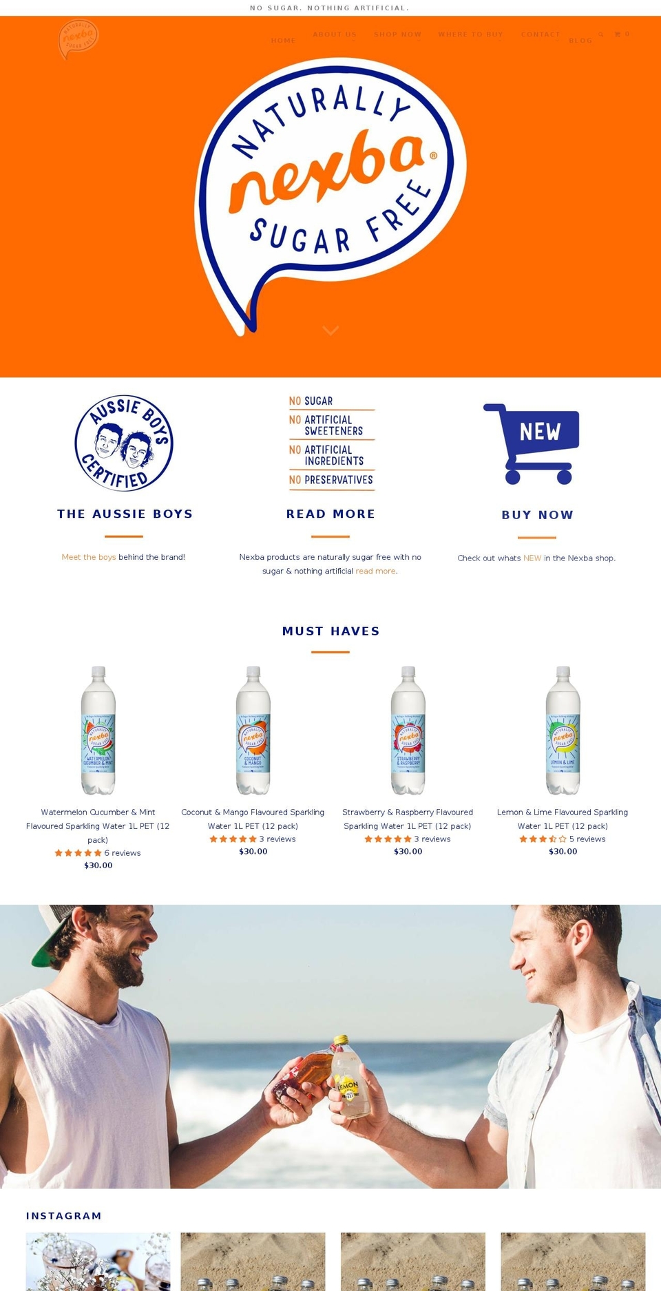 Copy of Parallax Shopify theme site example nextbeveragesaustralia.com