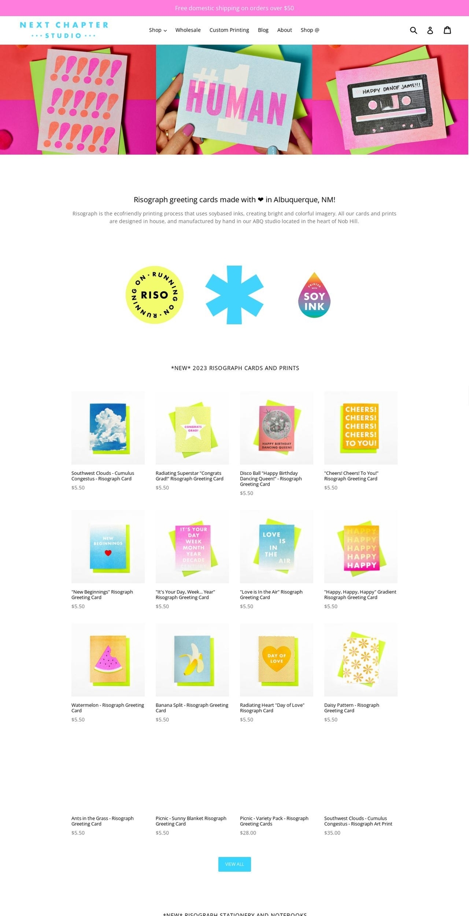 nextchapterstudio.com shopify website screenshot