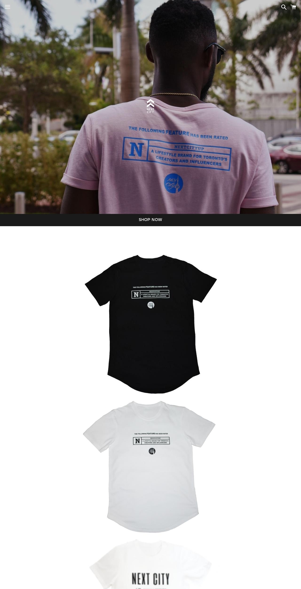 nextcityup.com — Shopify storefront screenshot