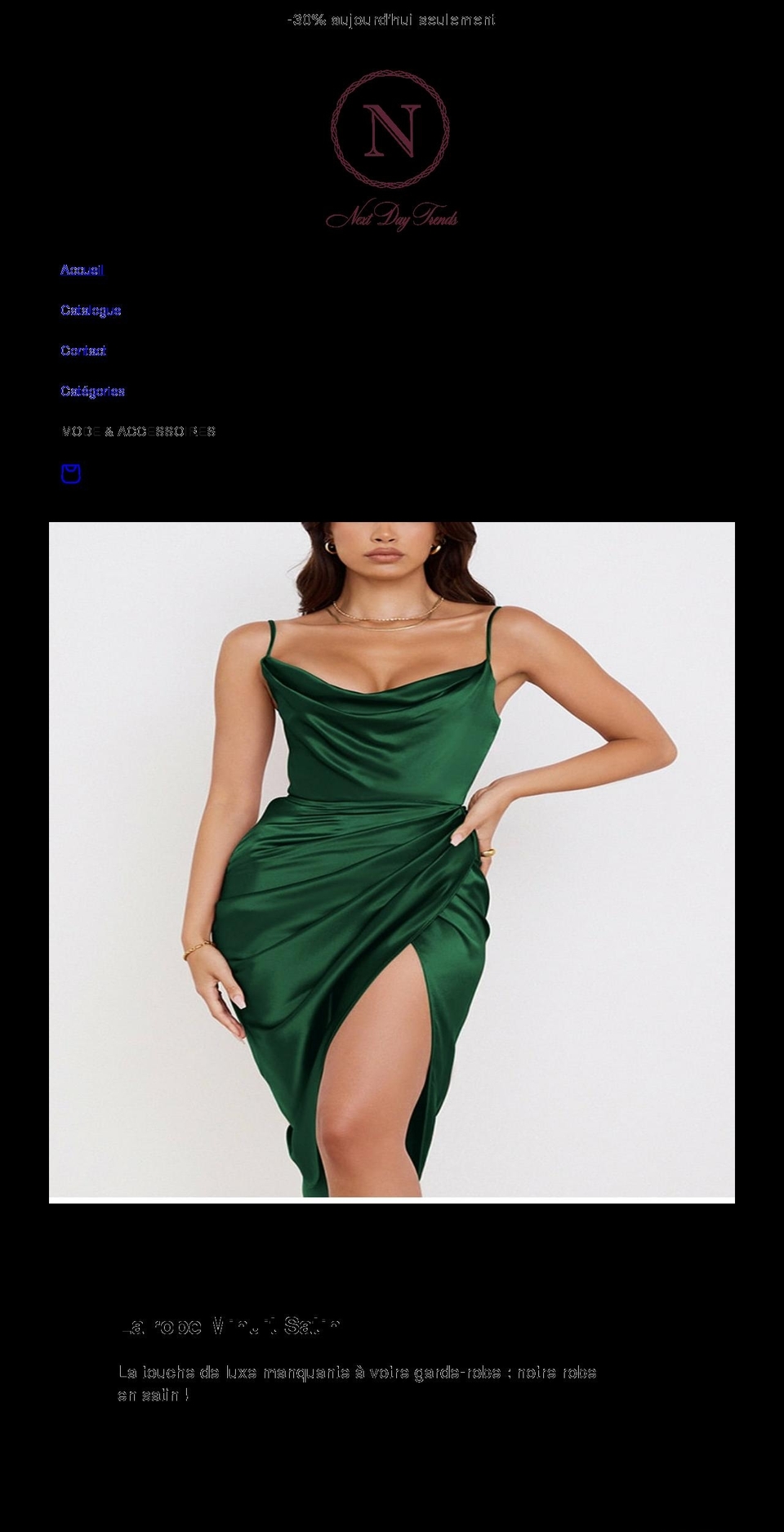 nextdaytrends.com shopify website screenshot