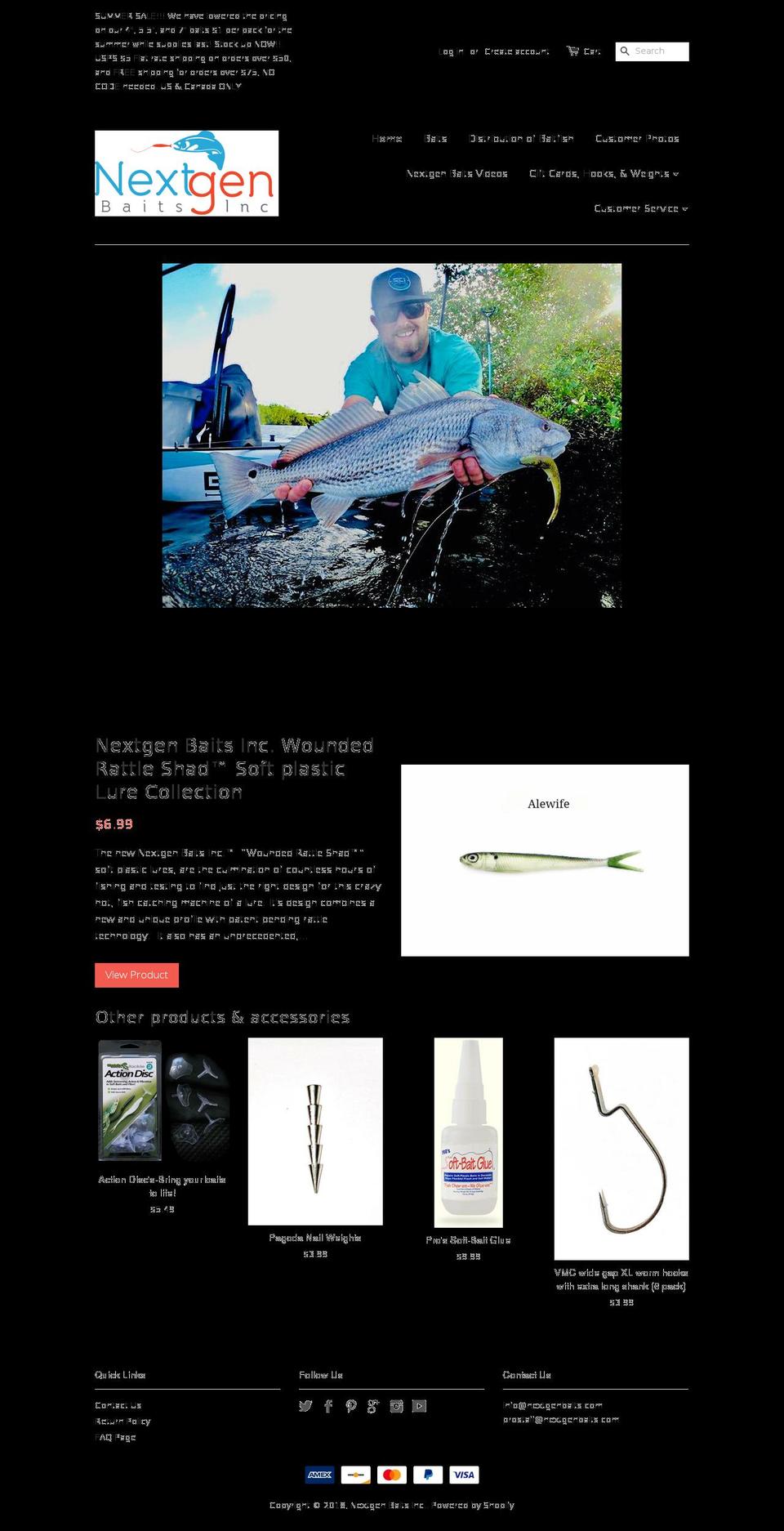 Copy of launchpad-star Main Theme Shopify theme site example nextgenbaits.com