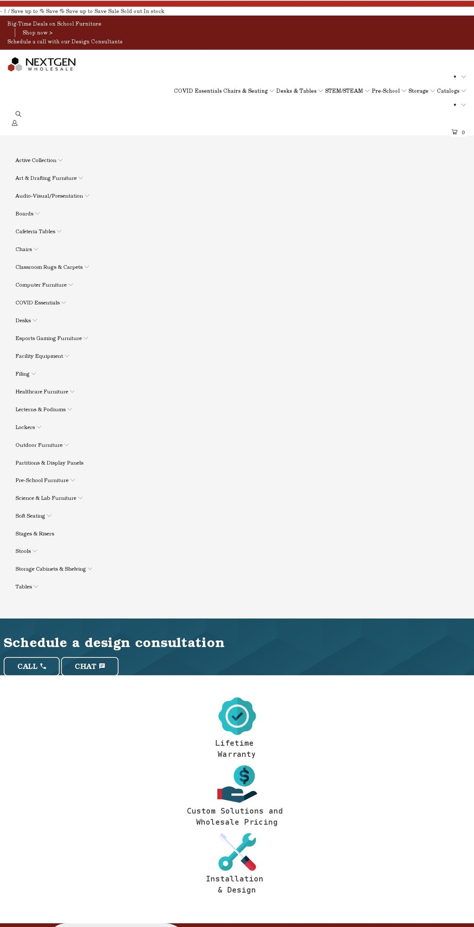 nextgenfurniture.com shopify website screenshot
