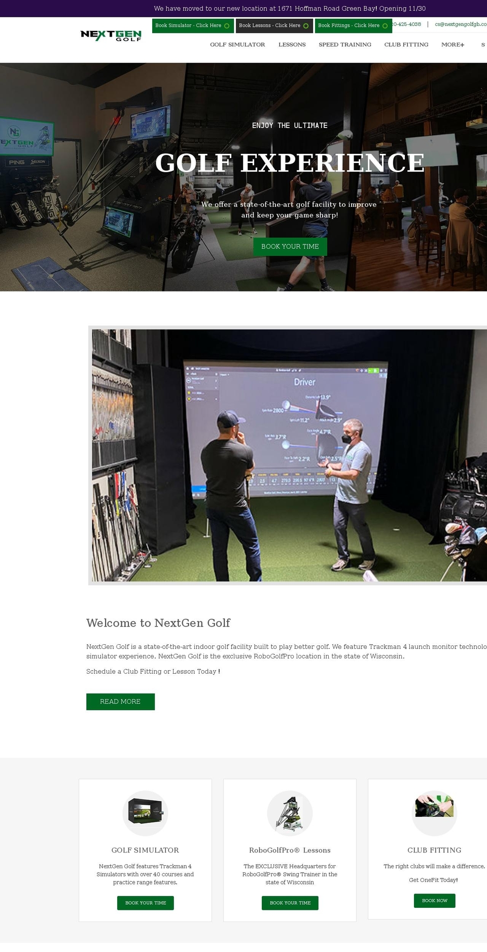 nextgengolfgb.com shopify website screenshot