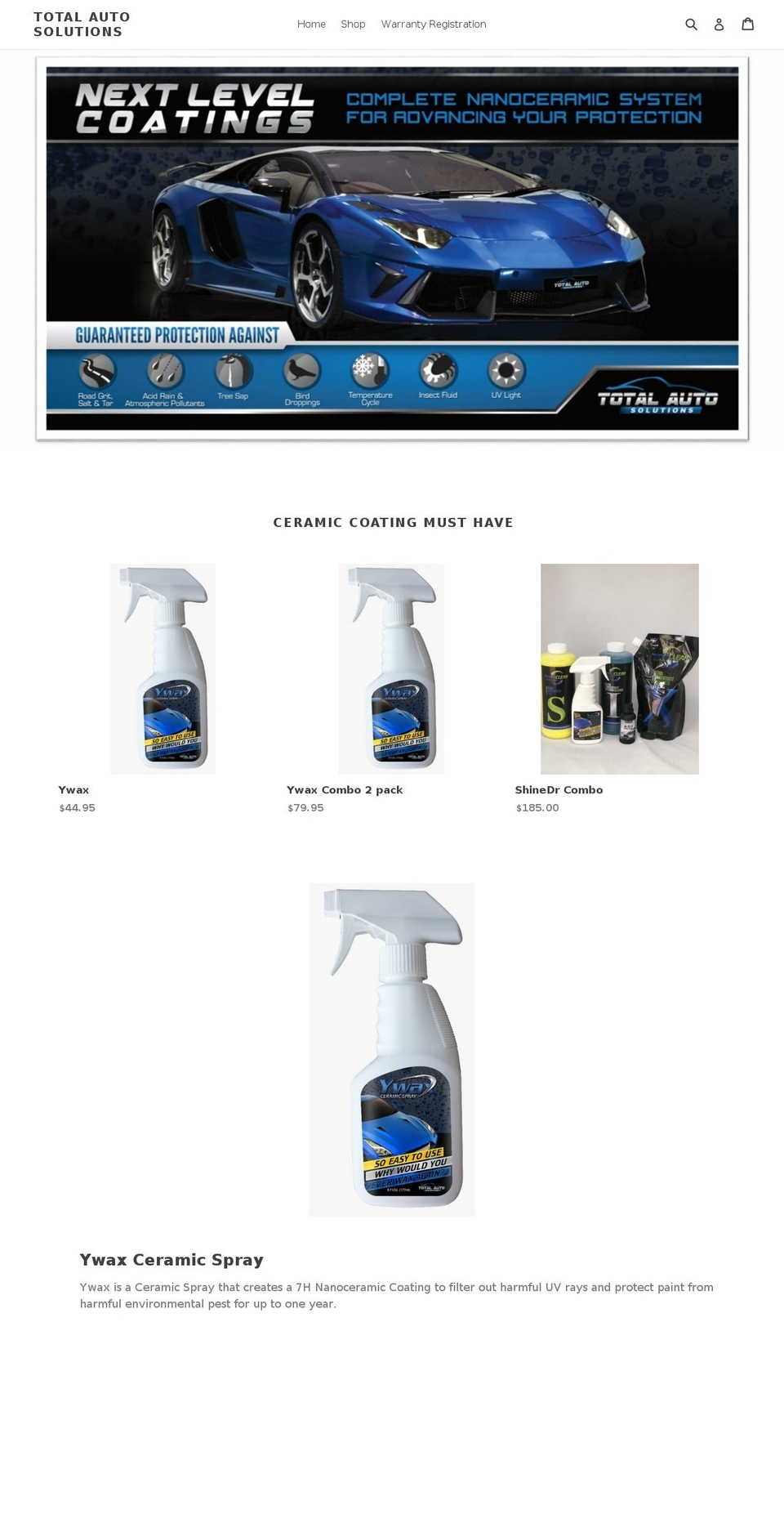 nextlevelcoatings.store shopify website screenshot