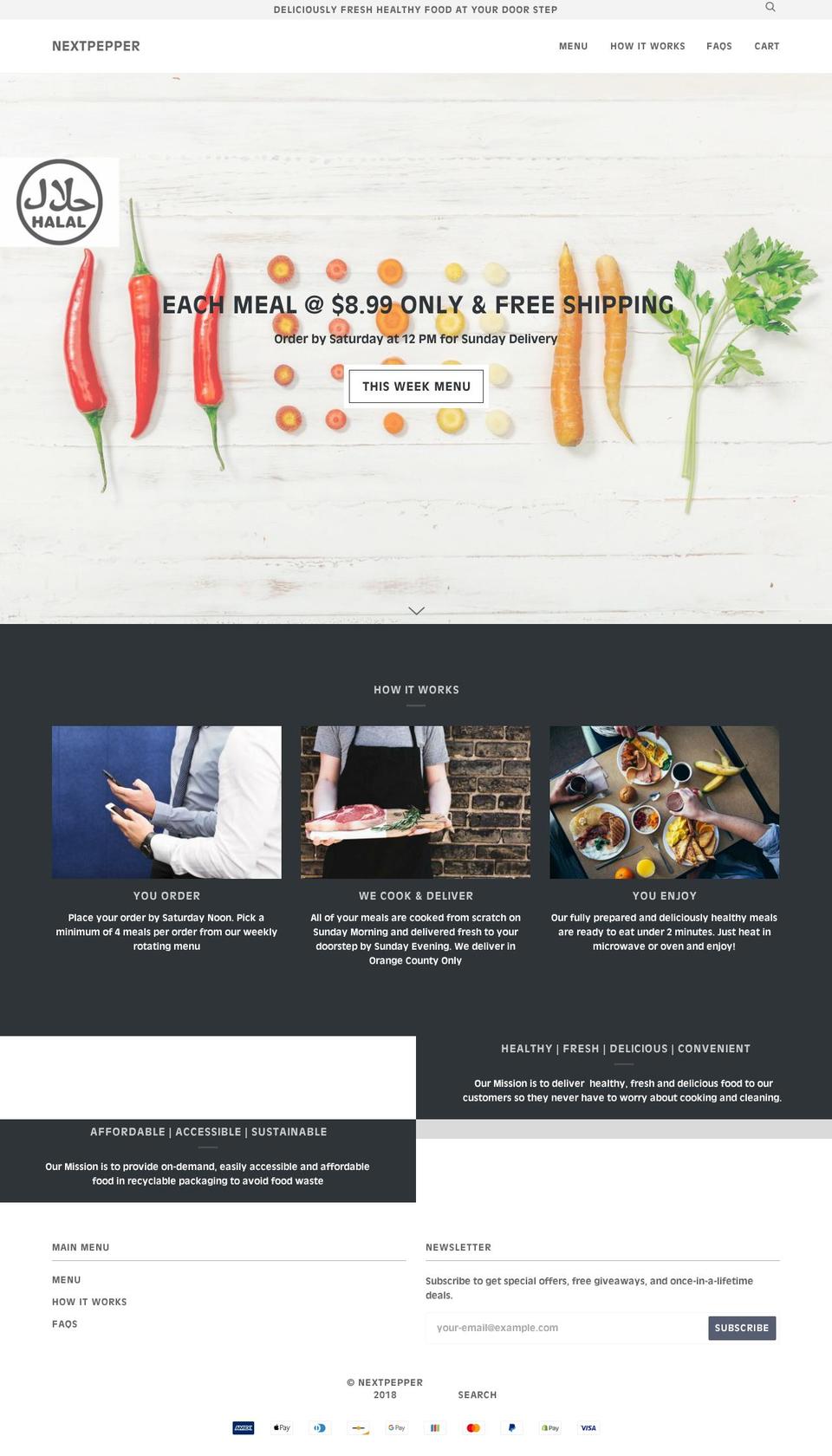 nextpepper.com — Shopify storefront screenshot