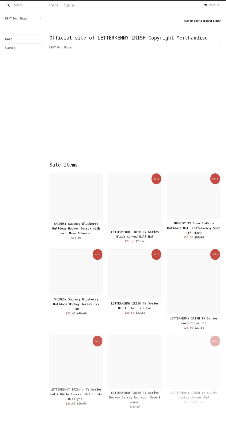 nextproshops.com shopify website screenshot