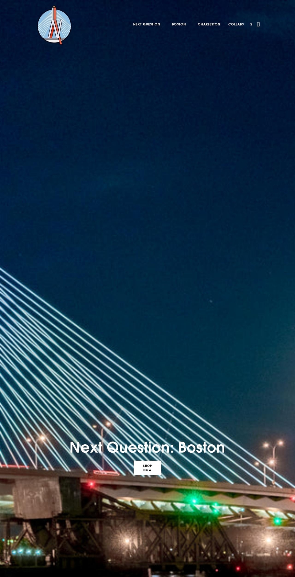 nextquestionboston.com shopify website screenshot