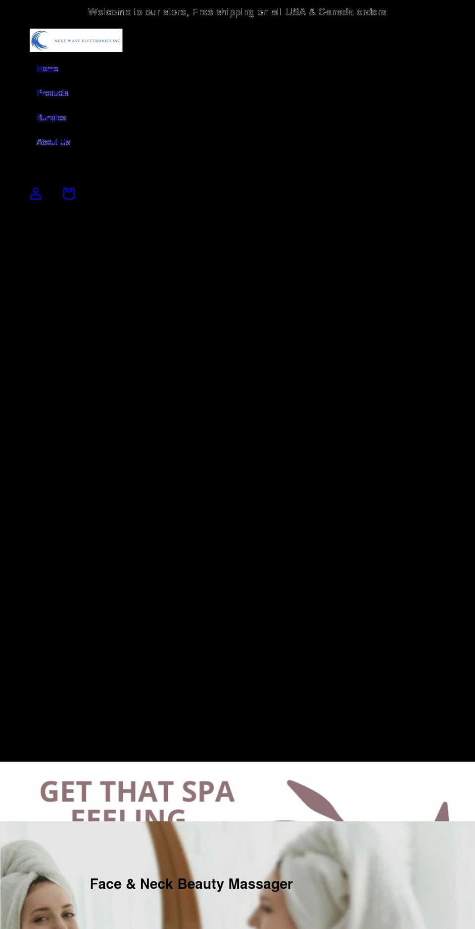 nextwave1.com shopify website screenshot