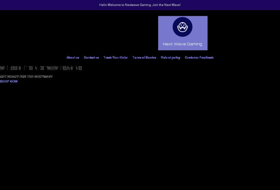 nextwavegamez.com shopify website screenshot