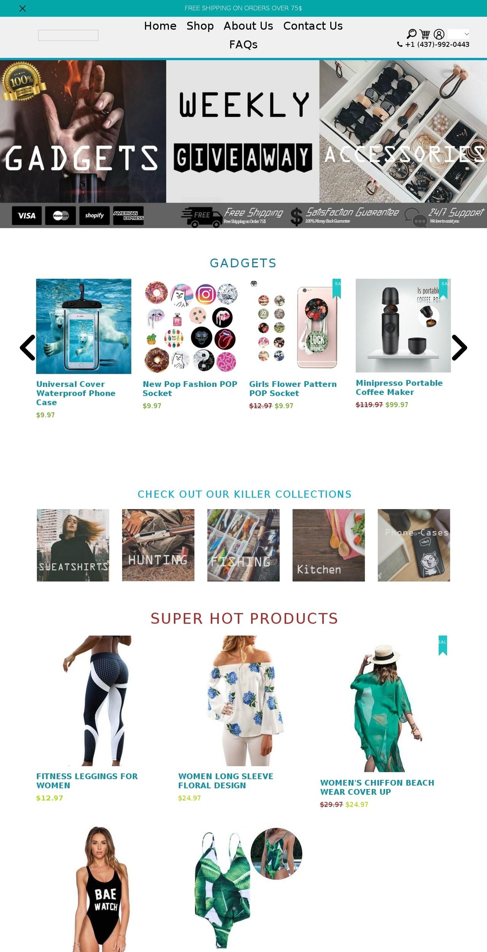 nexushop.com — Shopify storefront screenshot