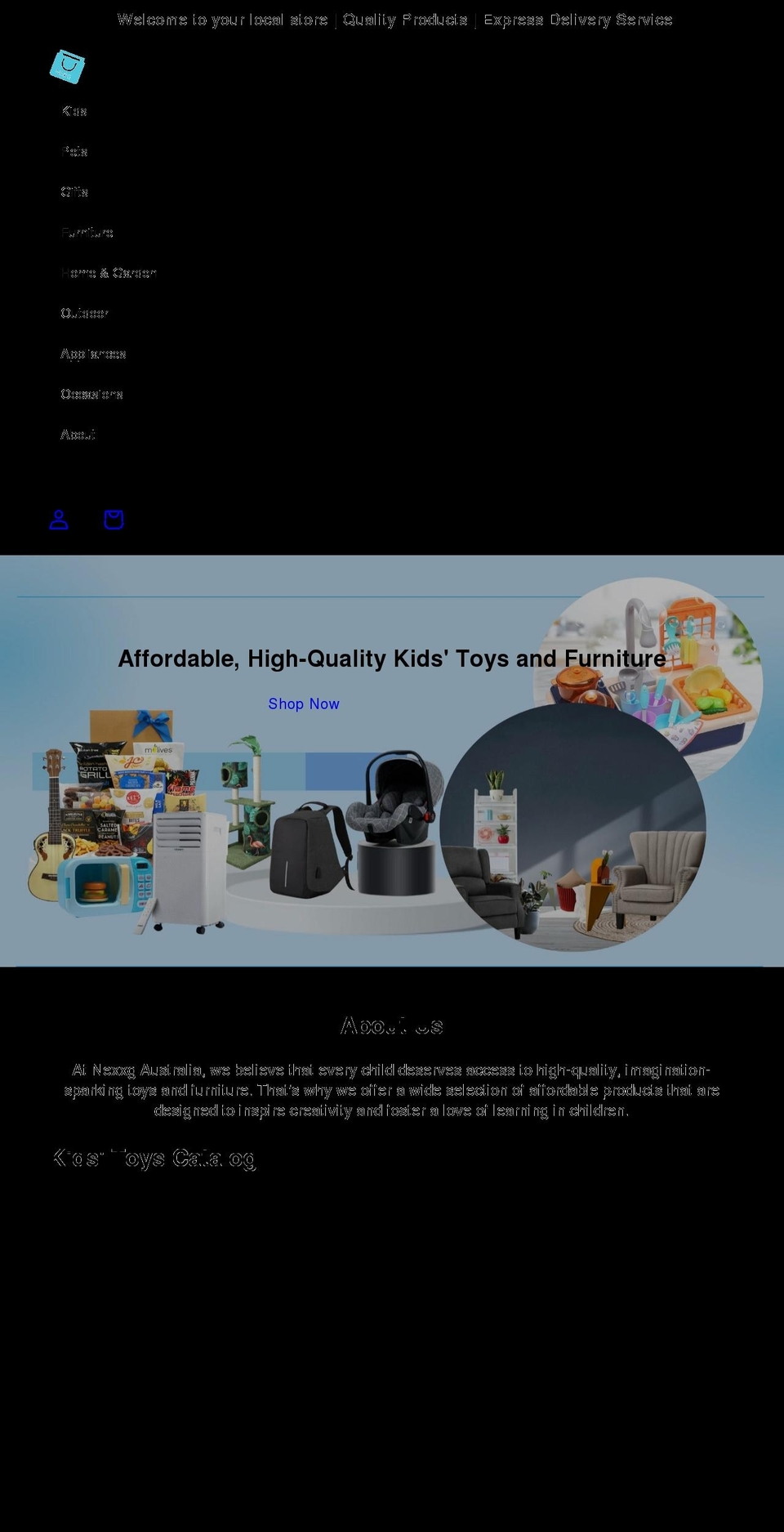 nexxg.com.au shopify website screenshot