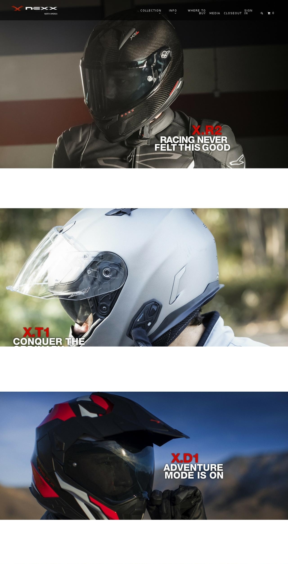 nexxnorthamerica.com shopify website screenshot