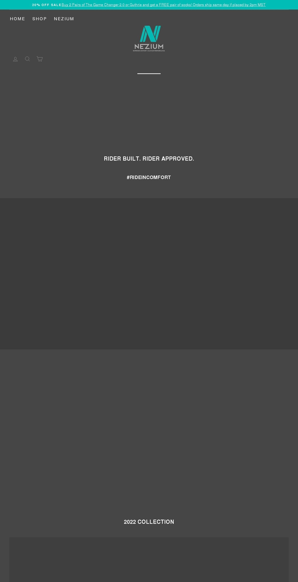 neziumlife.com shopify website screenshot