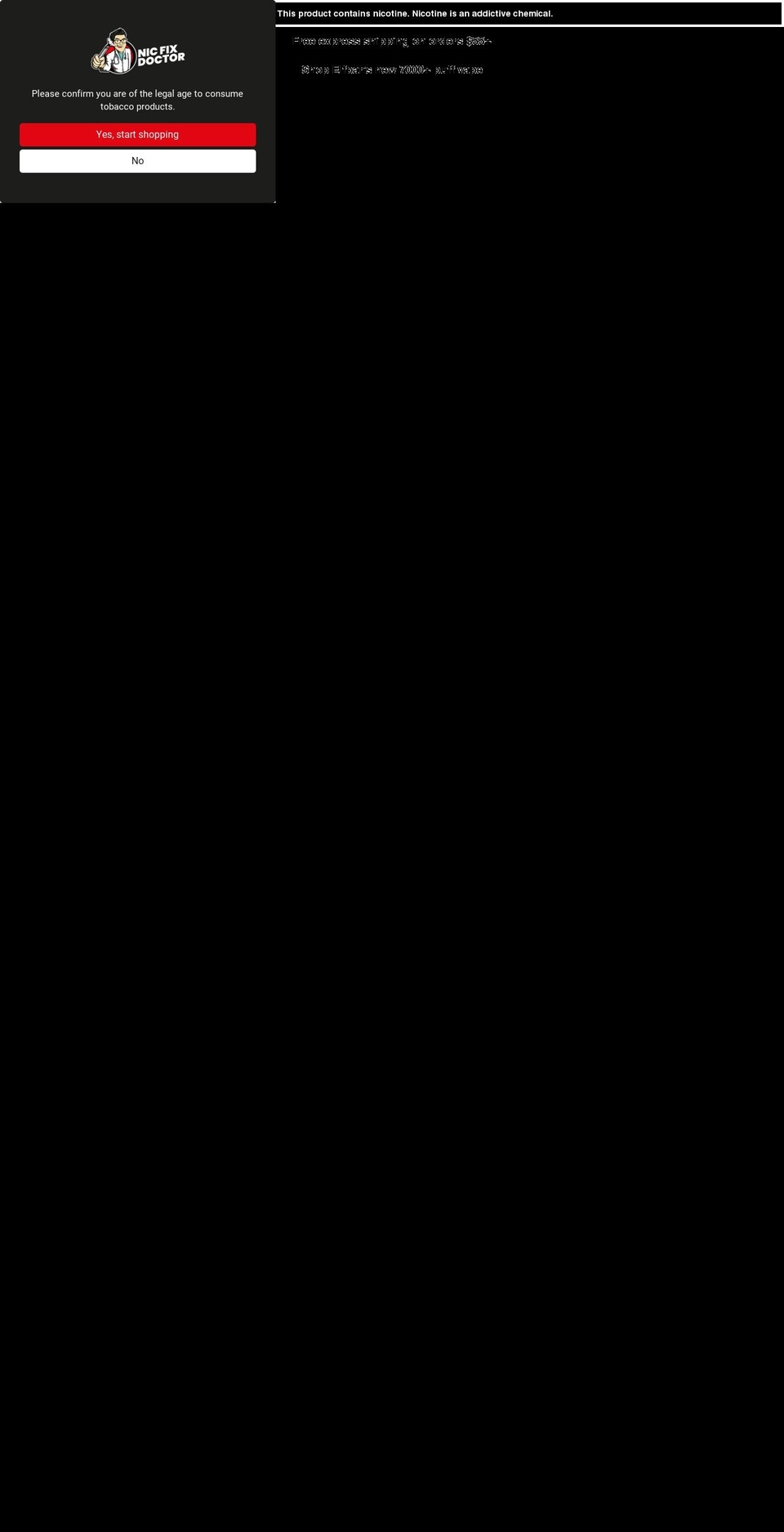 NFDVapes Theme Shopify theme site example nfdvapes.com