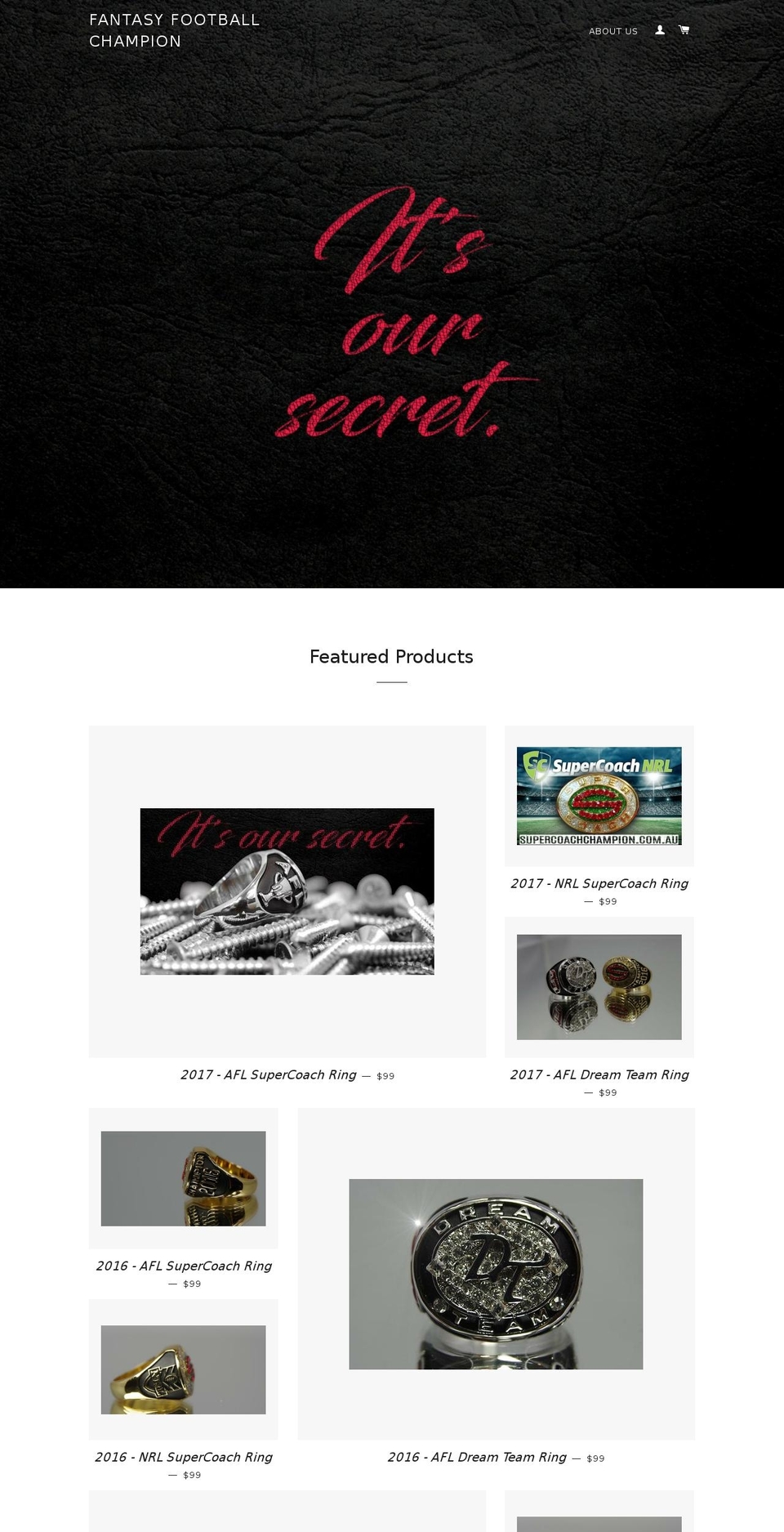 nflchamp.com shopify website screenshot