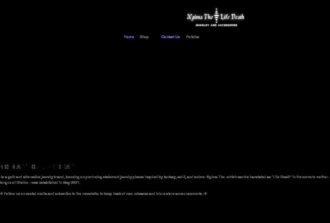 ngimatho.com shopify website screenshot